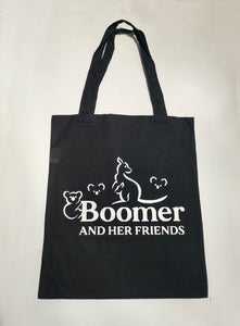 Boomer & her friends Koala Tote Bag (with words)